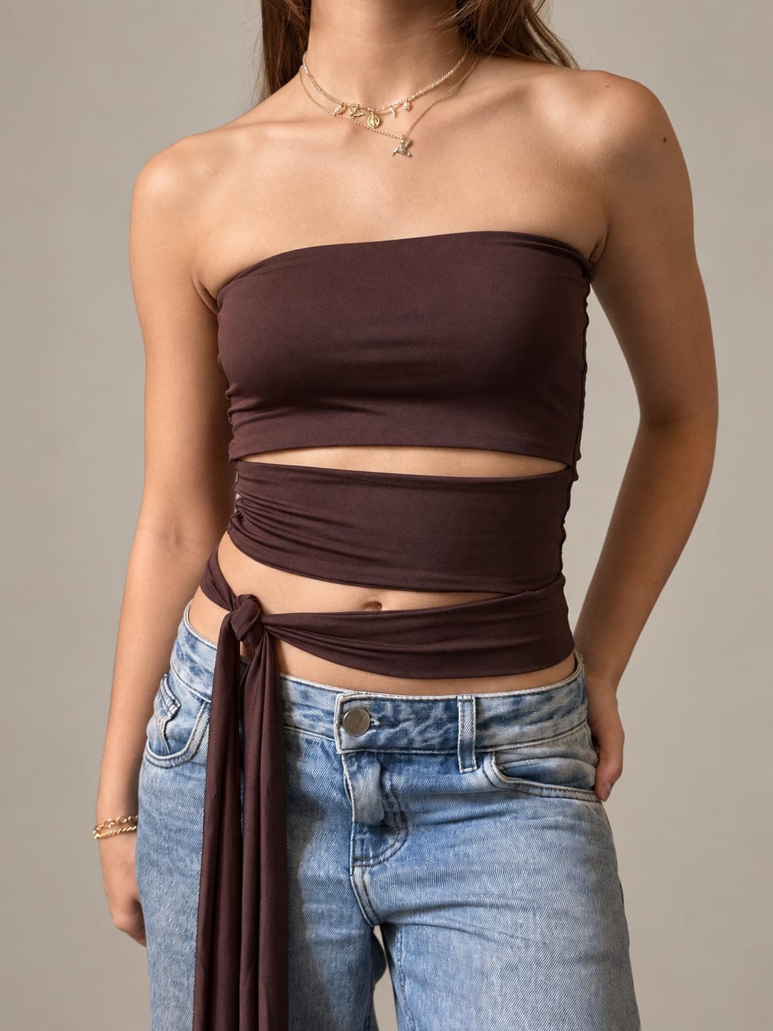 Blusa com recortes